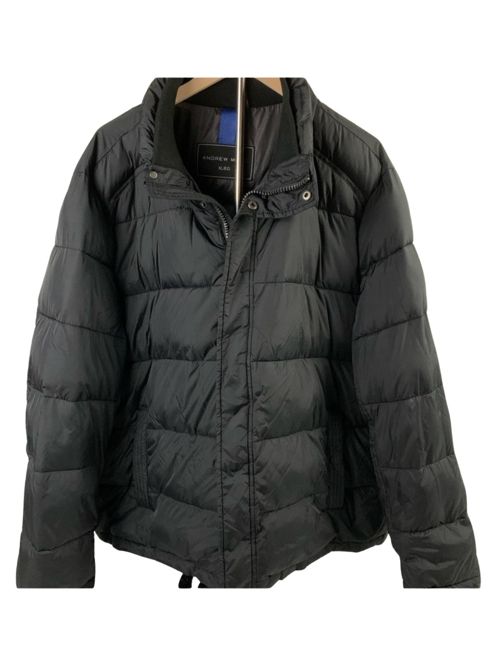 Andrew Marc Men's Dark Quilled Puffer Jacket Outdoor XL Winter Utility